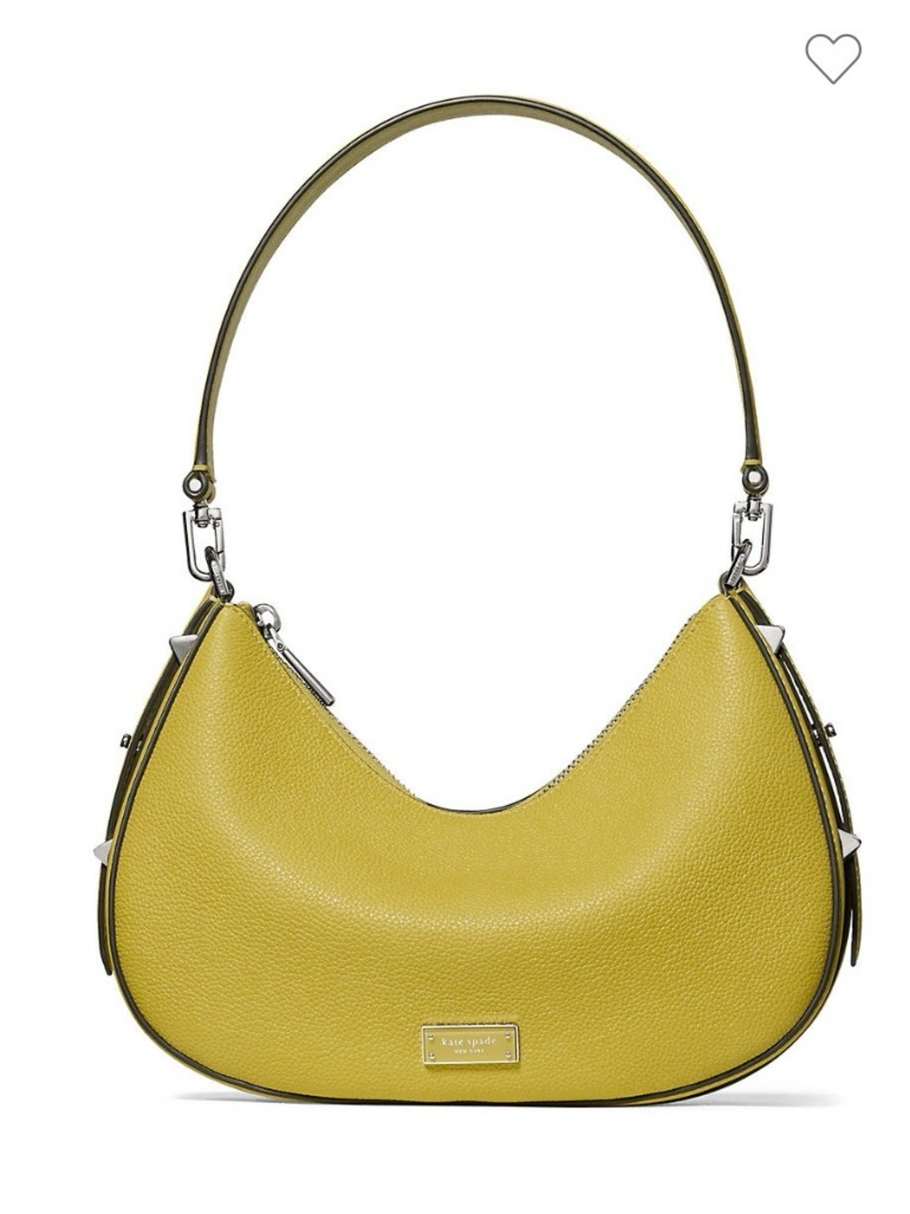 kate spade slice lime Pebbled Leather bag